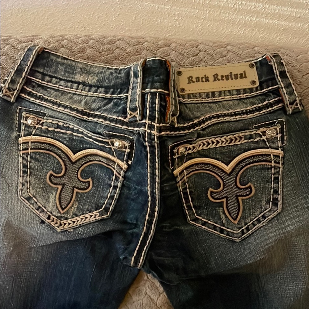 Rock Revival Women's Blue Jeans size 26”